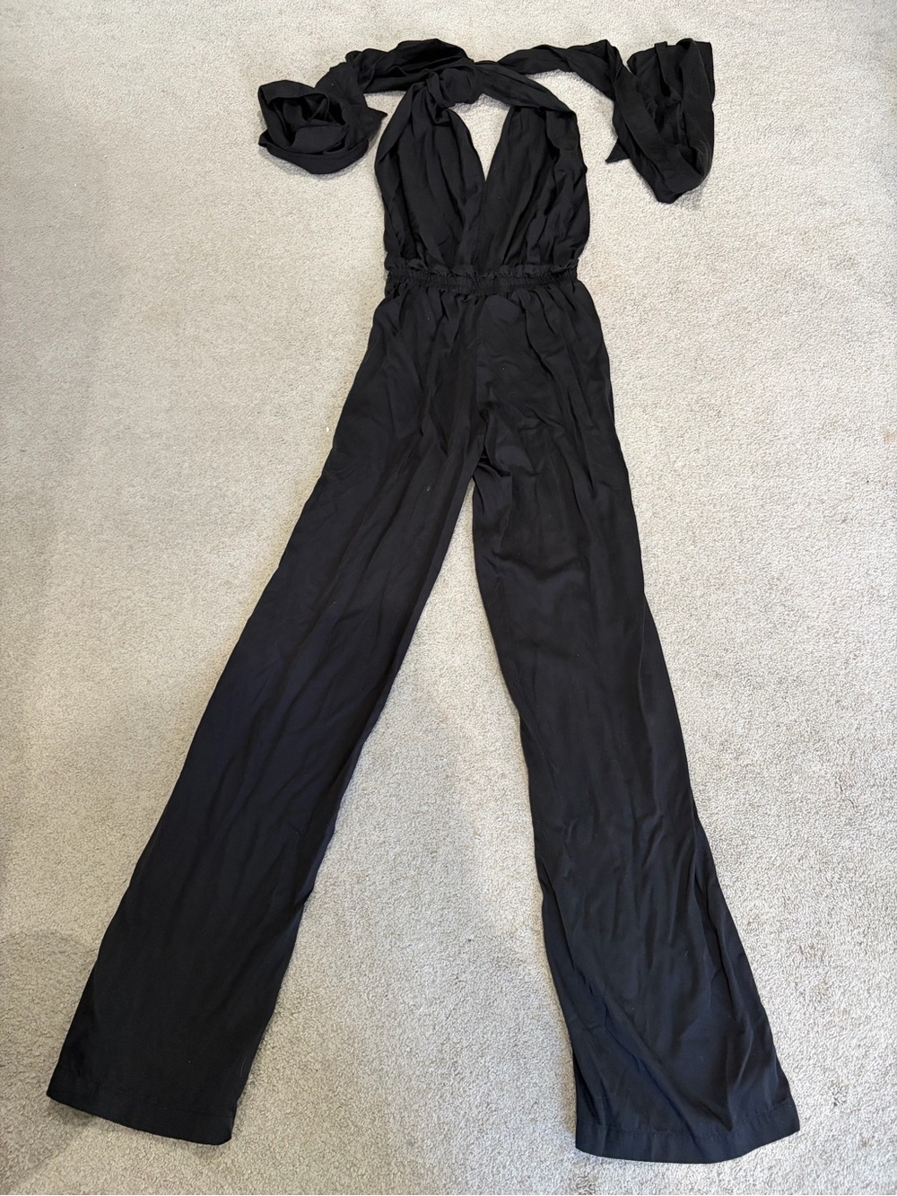 NWOT Diarrablu Sustainable Jumpsuit, Women’s S Black Convertible Jumpsuit - Picture 7 of 11